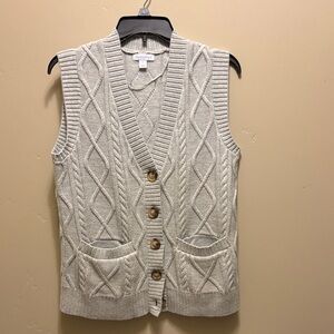Charter Club sleeveless vest.